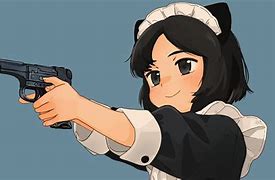 Image result for Anime Cat Girl with Gun