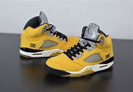 Image result for Air Jordan 5 Yellow