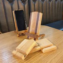 Image result for Wooden Phone Stand Dowel