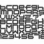 Image result for LCD Font Arrows