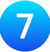 Image result for Number 7 Icon Half Circle