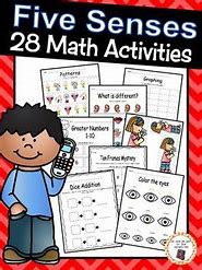 Image result for Five Senses Math Activities