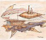 Image result for Steampunk City Ship