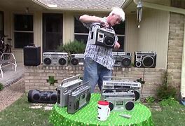 Image result for Boombox Outside Window