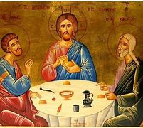 Image result for Jesus Breaks Bread Emmaus
