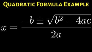 Image result for Big Bertha Formula Quadratic