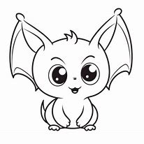 Image result for How to Color a Cute Little Bat