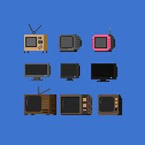 Image result for Pixelated TV Screen