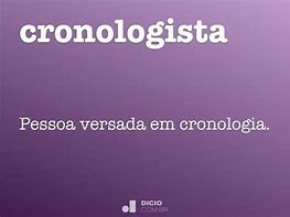 Image result for cronologista