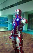 Image result for Blue Shield Iron Man Suit