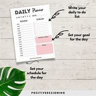 Image result for Daily Planner Page Template