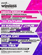 Image result for Wireless Festival Line Up
