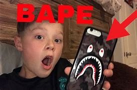 Image result for Gold BAPE Phone Case