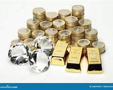 Image result for Money Gold Diamonds