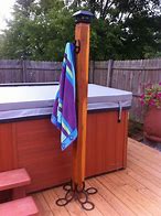 Image result for Outdoor Towel Rack Stand