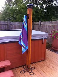 Image result for DIY Towel Rack Outdoor