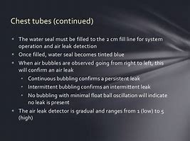 Image result for Tidaling vs Air Leak