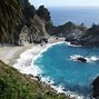 Image result for Famous Waterfall Big Sur Beach