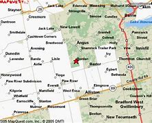 Image result for Map of Camp Borden Ontario