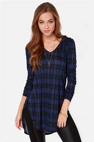 Image result for Plaid Tunic Top