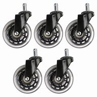 Image result for Rubber Ball Bearing Casters for Chairs