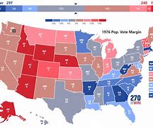 Image result for 1976 Electoral College Map