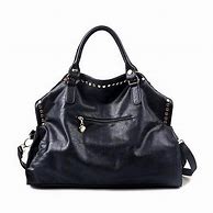 Image result for Black Leather Designer Handbags