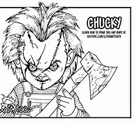 Image result for Chucky Sketch Pic