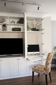 Image result for Wall Unit Desk Combo