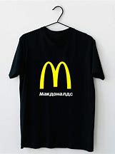 Image result for McDonald's Advert T-shirt