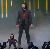 Image result for Keanue and Bby Keanu Meme