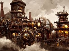 Image result for Industrial Steampunk Art