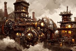 Image result for Steampunk Factory Model