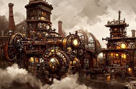 Image result for Floating Factory Concept Art