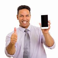 Image result for Man Holding Smartphone