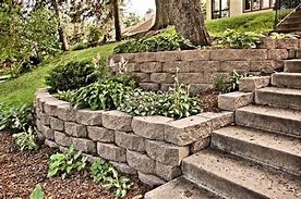 Image result for Concrete Garden Edging Blocks