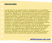 Image result for intoleeabilidad