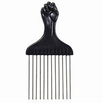 Image result for Metal Hair Clips in Short Afro