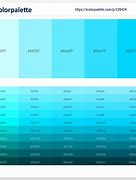 Image result for Aqua Color Chart