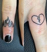 Image result for Broken Heart Finger Tattoo