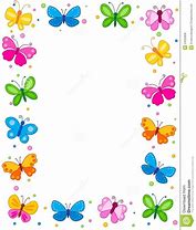 Image result for Butterfly Colorful Corner Borders