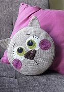 Image result for Crochet Cat Pillow Patterns