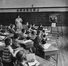 Image result for Old School Classroom TV