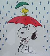 Image result for Snoopy Rain