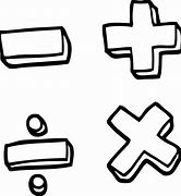Image result for Math Clip Art Black and White