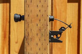 Image result for Wooden Fence Gate Latch