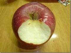 Image result for Apple with Bite Taken Out