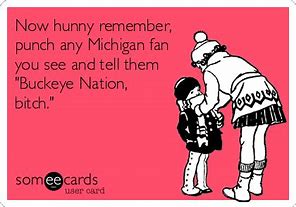 Image result for Me Watching the Buckeyes Play Michigan Memes