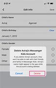 Image result for How Do I Delete Pics Off Messenger Kids