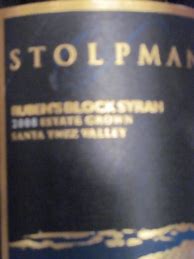 Image result for Stolpman Syrah Ruben's Block